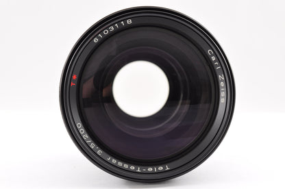 [N Mint] CONTAX Carl Zeiss Tele-Tessar T* 200mm f/3.5 AEG Lens C/Y Mount