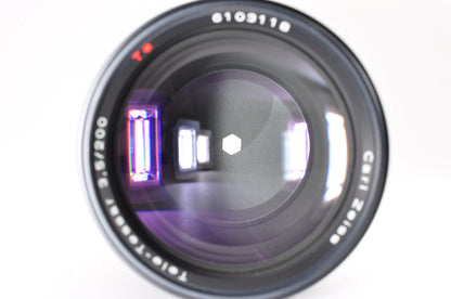 [N Mint] CONTAX Carl Zeiss Tele-Tessar T* 200mm f/3.5 AEG Lens C/Y Mount