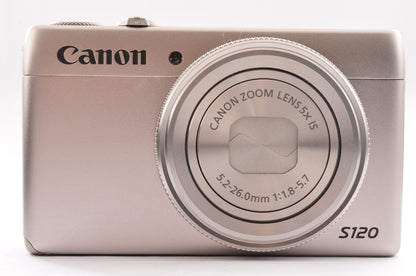 [N Mint] Canon PowerShot S120 Silver Digital Camera