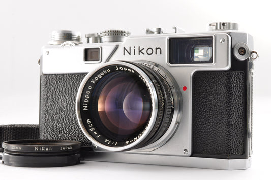 [Exc+5] Nikon S4 35mm Rangefinder Film Camera + NIKKOR-S 5cm f/1.4 Lens