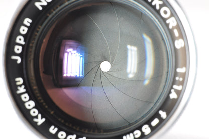 [Exc+5] Nikon S4 35mm Rangefinder Film Camera + NIKKOR-S 5cm f/1.4 Lens