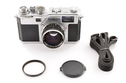 [Exc+5] Nikon S4 35mm Rangefinder Film Camera + NIKKOR-S 5cm f/1.4 Lens