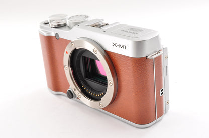 [N Mint] FUJIFILM X-M1 Brown + FUJINON SUPER EBC XC 16-50mm F3.5-5.6 OIS