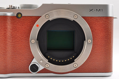 [N Mint] FUJIFILM X-M1 Brown + FUJINON SUPER EBC XC 16-50mm F3.5-5.6 OIS