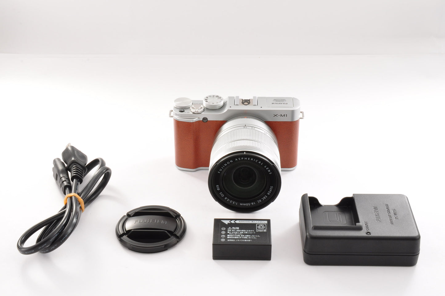 [N Mint] FUJIFILM X-M1 Brown + FUJINON SUPER EBC XC 16-50mm F3.5-5.6 OIS