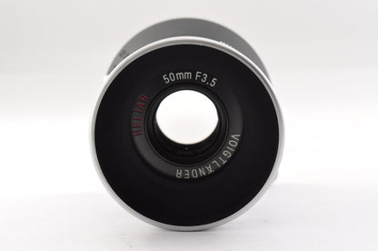 [Exc+5] Voigtlander HELIAR 50mm f/3.5 101st Anniversary Model L39 MF Lens