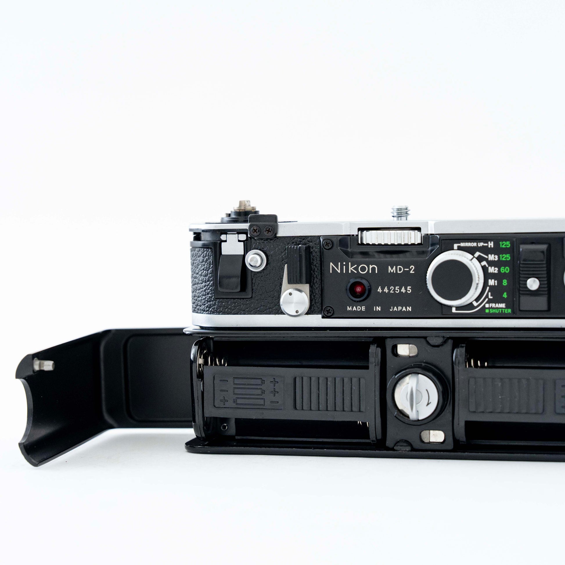 [Exc+4] Nikon MD-2 Motor Drive + MB-1 Battery Pack for F2