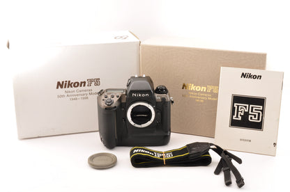 [N Mint] Nikon F5 50th Anniversary Model 35mm SLR Film Camera