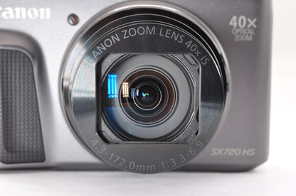 [Exc+5] Canon PowerShot SX720 HS Gray Compact Digital Camera
