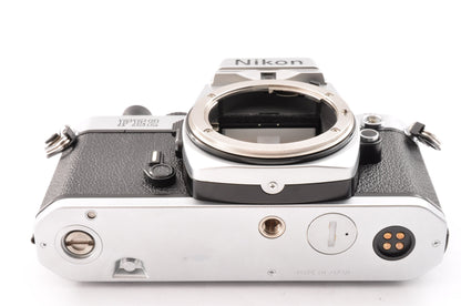 [Exc+5] Nikon FE2 Silver 35mm SLR Film Camera