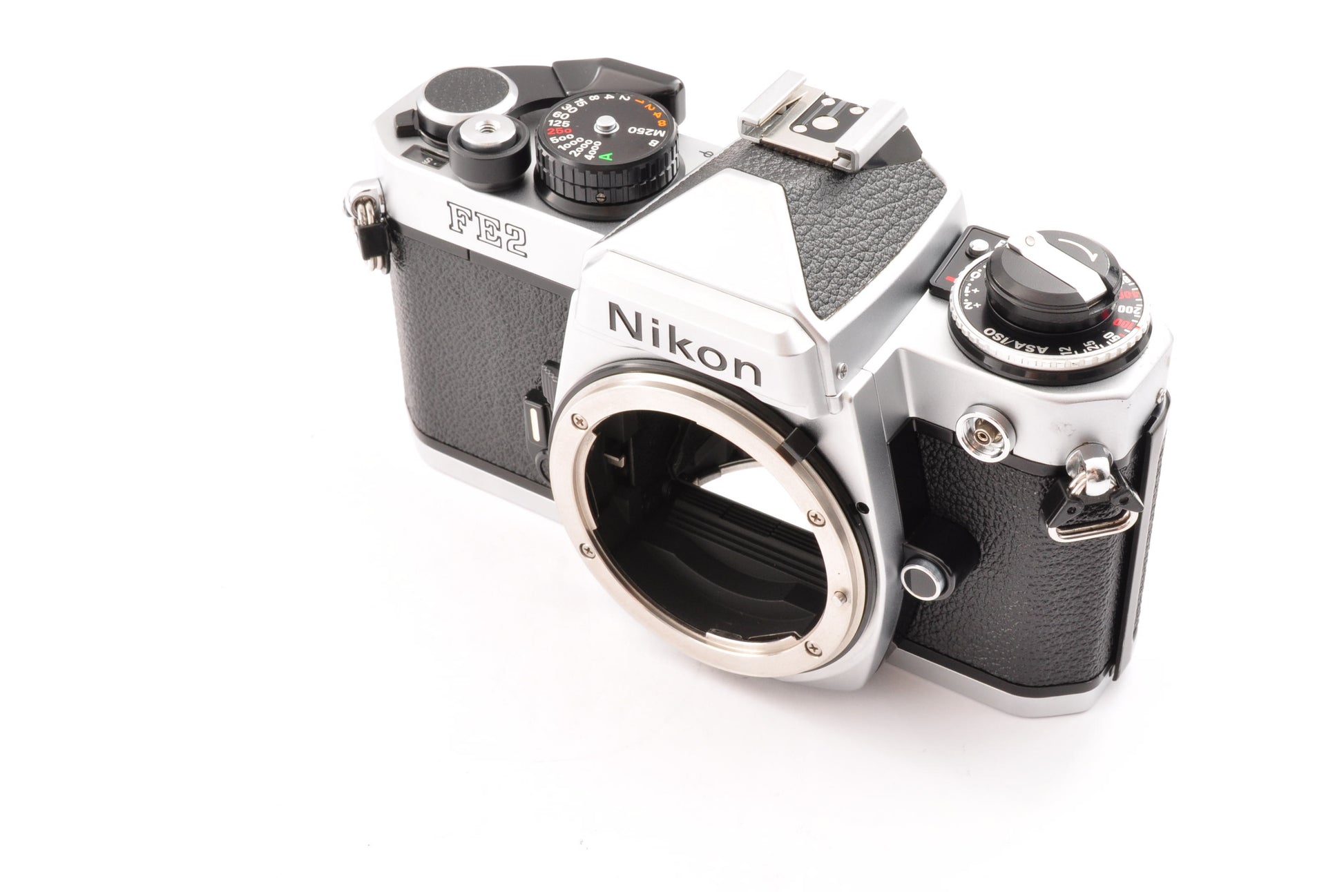 [Exc+5] Nikon FE2 Silver 35mm SLR Film Camera
