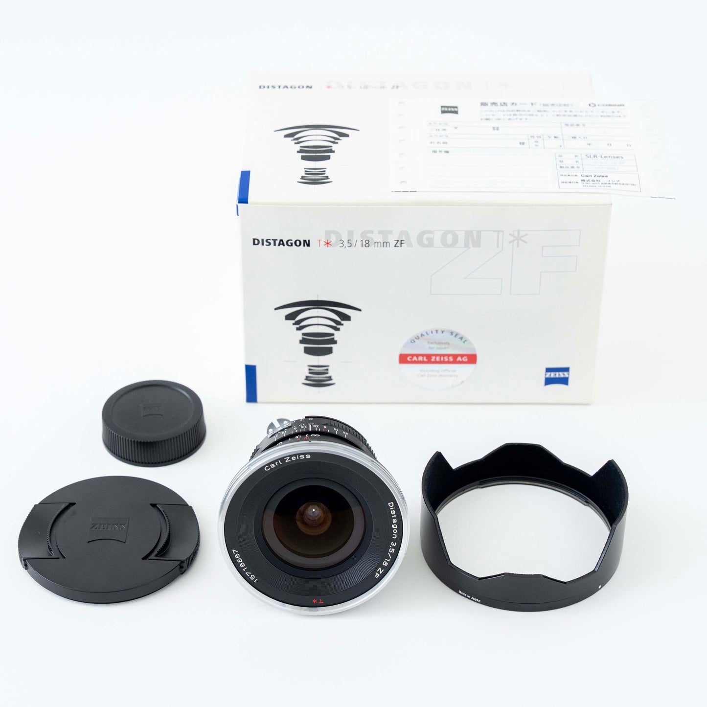 [Mint] Carl Zeiss Distagon T* 18mm f/3.5 ZF Lens For Nikon F Mount