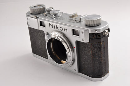 [Exc+4] Nikon MS Black Sync Rangefinder + [AS-IS] NIKKOR-H.C 5cm f/2