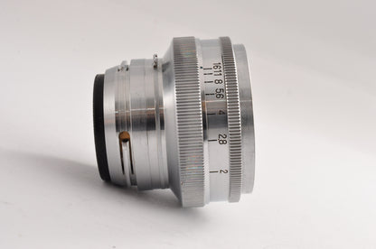 [Exc+4] Nikon MS Black Sync Rangefinder + [AS-IS] NIKKOR-H.C 5cm f/2