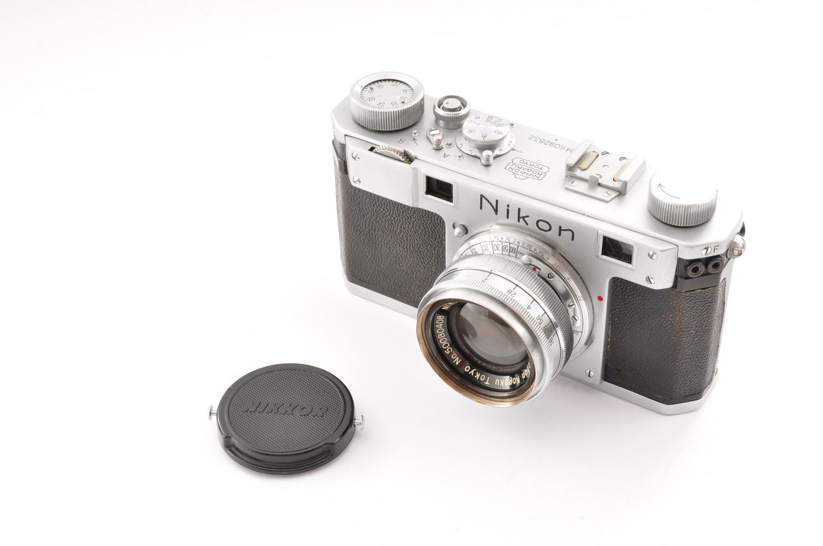 [Exc+4] Nikon MS Black Sync Rangefinder + [AS-IS] NIKKOR-H.C 5cm f/2