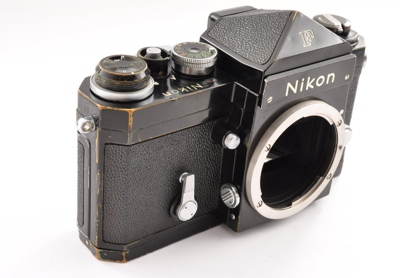 [Exc+3] Nikon F Eye level Black + Ai Micro-NIKKOR 55mm f/3.5