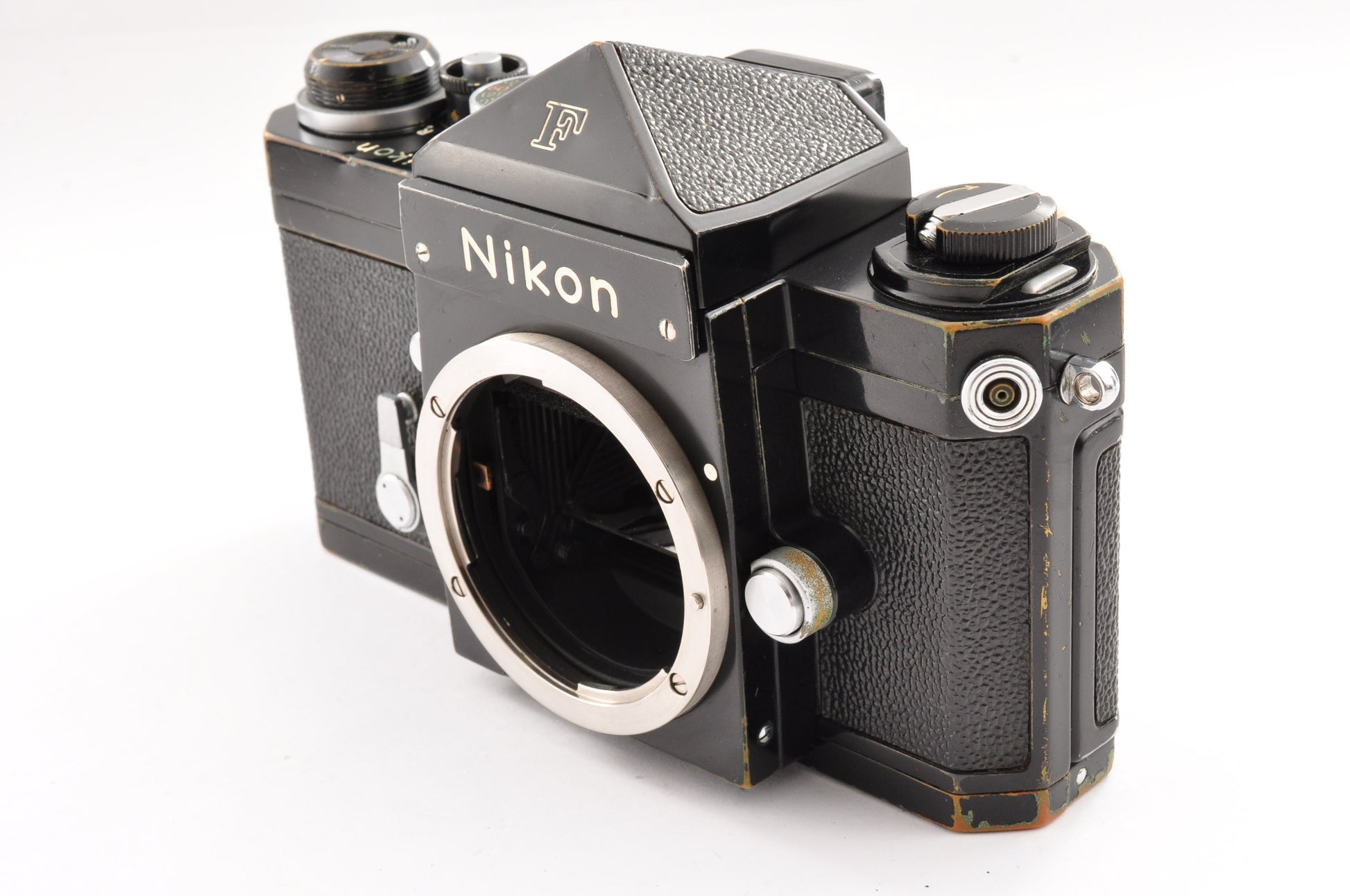[Exc+3] Nikon F Eye level Black + Ai Micro-NIKKOR 55mm f/3.5