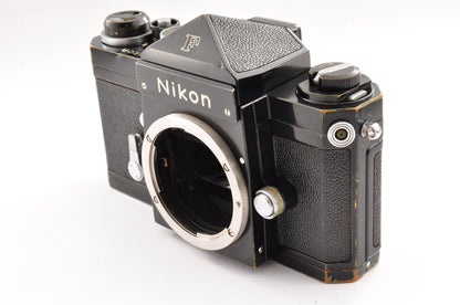 [Exc+3] Nikon F Eye level Black + Ai Micro-NIKKOR 55mm f/3.5