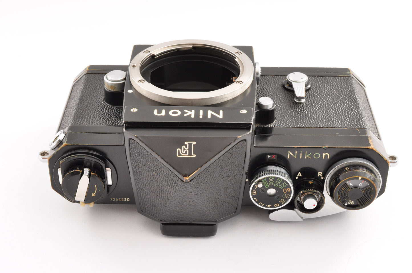 [Exc+3] Nikon F Eye level Black + Ai Micro-NIKKOR 55mm f/3.5