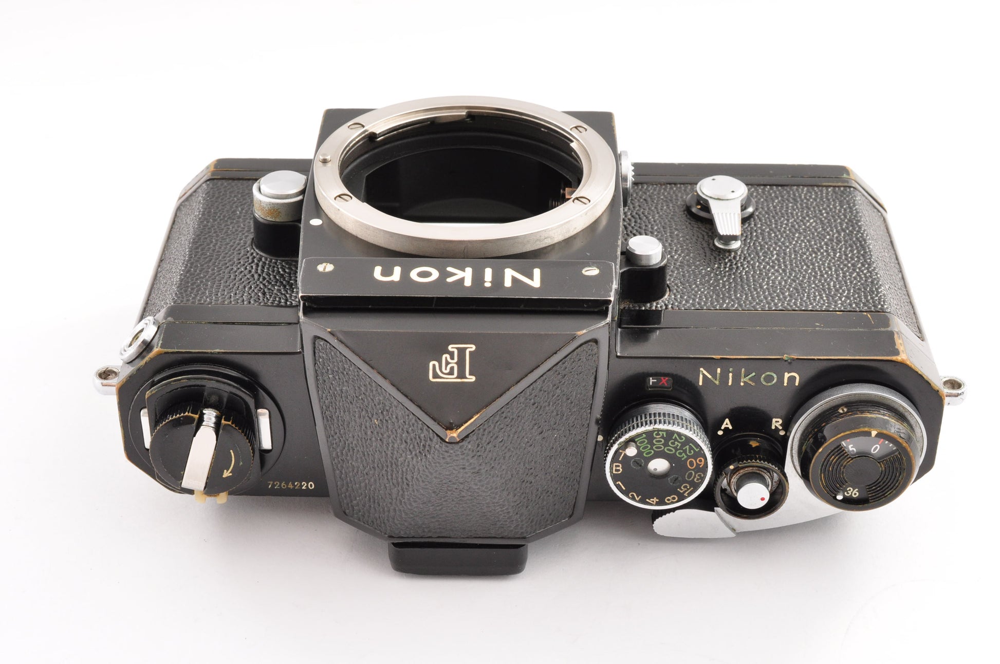 [Exc+3] Nikon F Eye level Black + Ai Micro-NIKKOR 55mm f/3.5