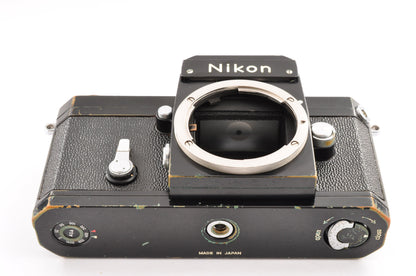 [Exc+3] Nikon F Eye level Black + Ai Micro-NIKKOR 55mm f/3.5