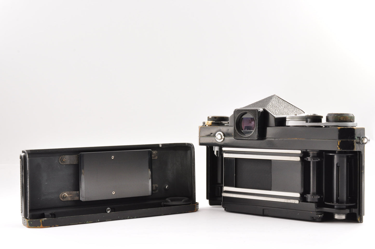 [Exc+3] Nikon F Eye level Black + Ai Micro-NIKKOR 55mm f/3.5