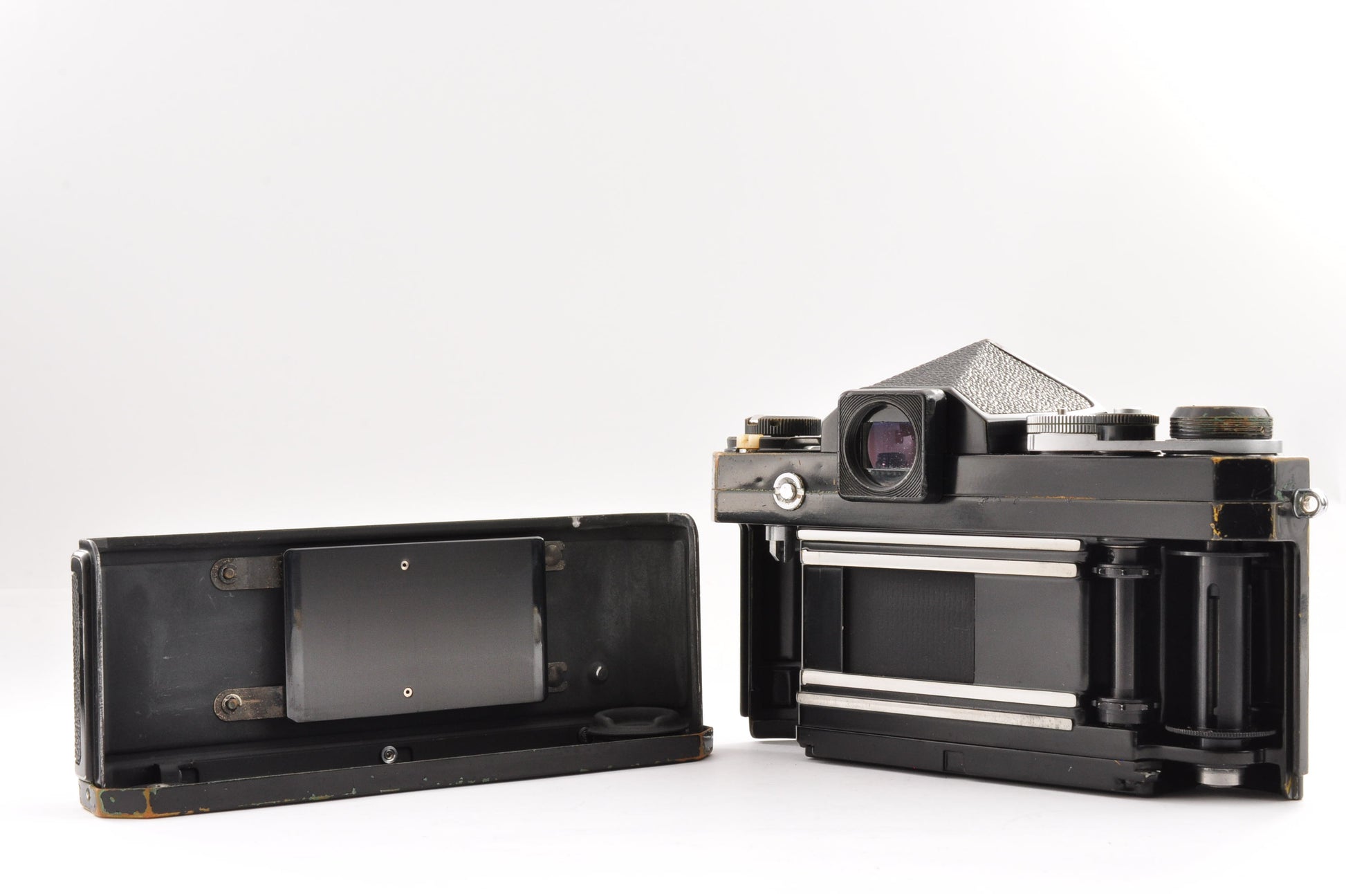 [Exc+3] Nikon F Eye level Black + Ai Micro-NIKKOR 55mm f/3.5