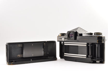 [Exc+3] Nikon F Eye level Black + Ai Micro-NIKKOR 55mm f/3.5