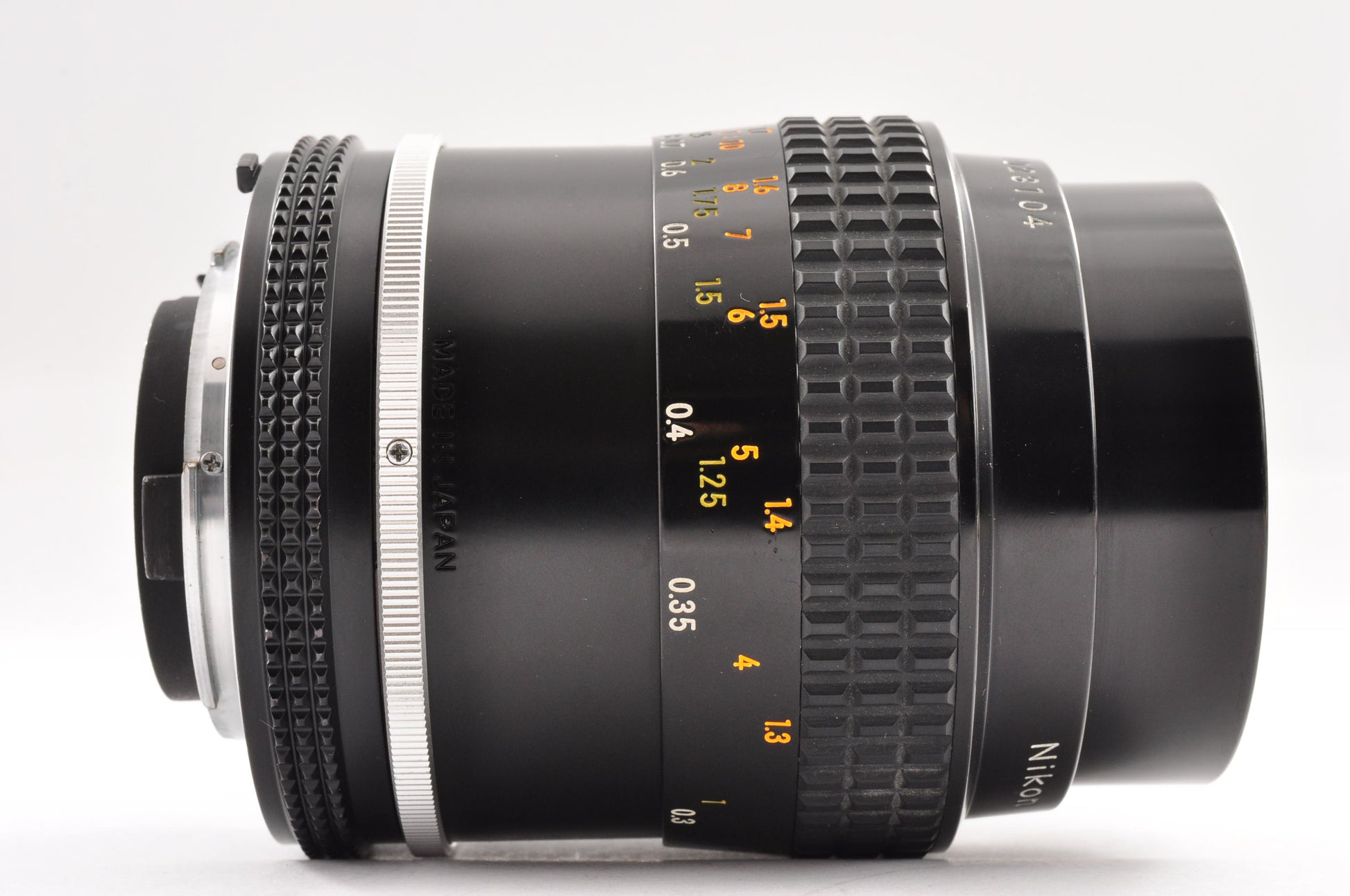 [Exc+3] Nikon F Eye level Black + Ai Micro-NIKKOR 55mm f/3.5