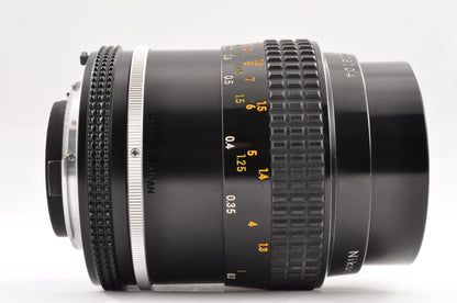 [Exc+3] Nikon F Eye level Black + Ai Micro-NIKKOR 55mm f/3.5