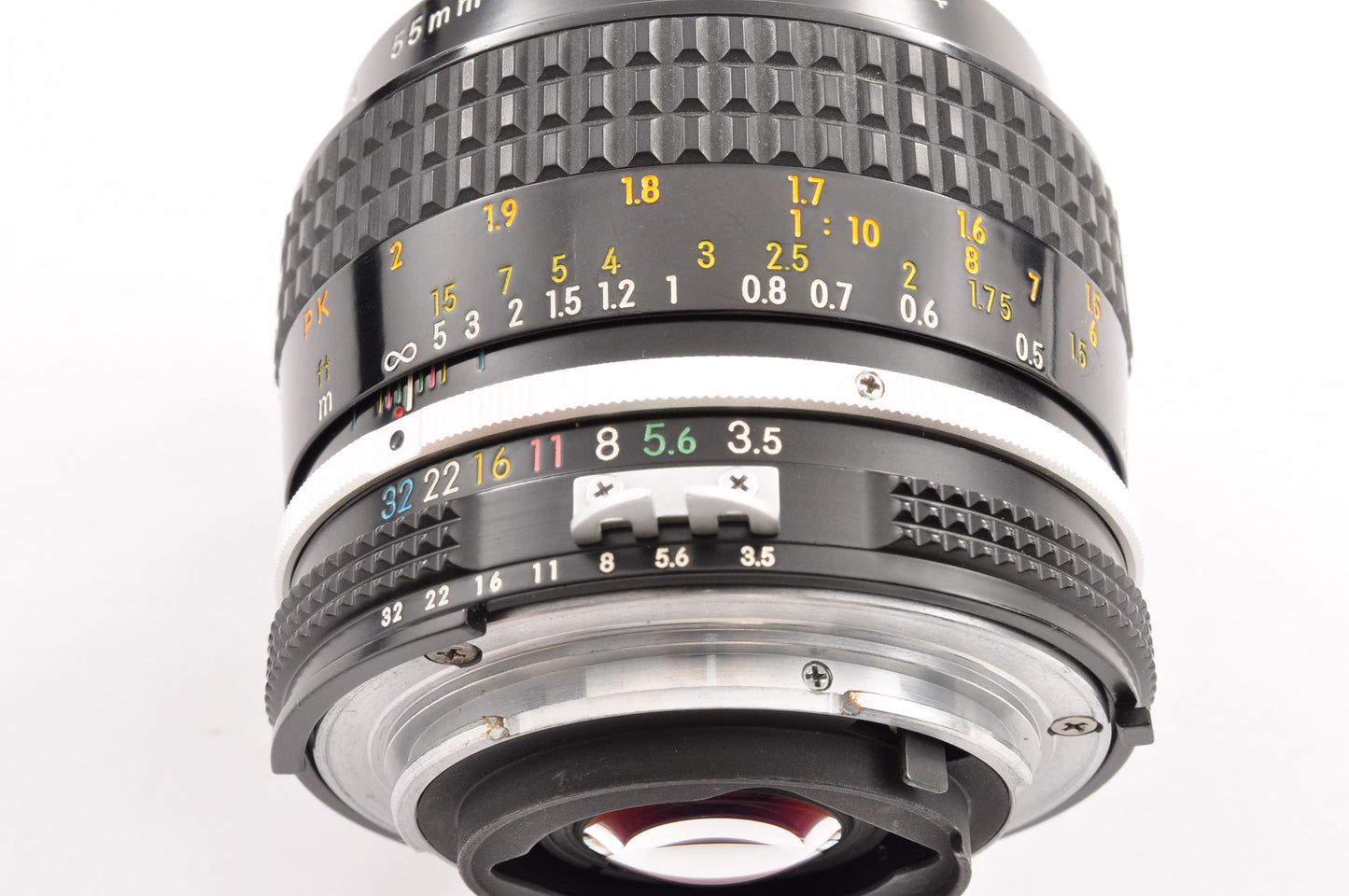 [Exc+3] Nikon F Eye level Black + Ai Micro-NIKKOR 55mm f/3.5