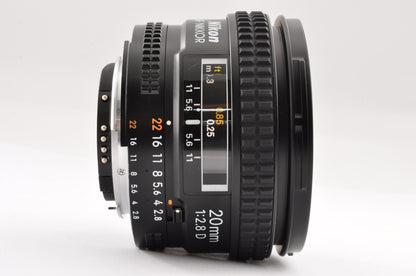 [N Mint] Nikon AF NIKKOR 20mm f/2.8D Wide Angle Lens