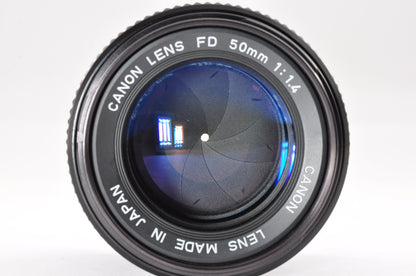 [Exc+5] Canon New FD NFD 50mm f/1.4 MF Lens