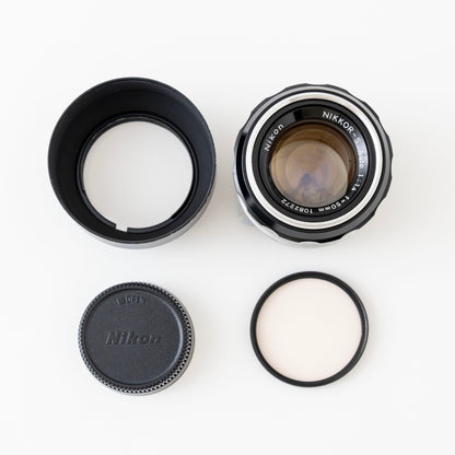 [Exc+5] Nikon Non-Ai NIKKOR-S Auto 50mm f/1.4 MF Lens