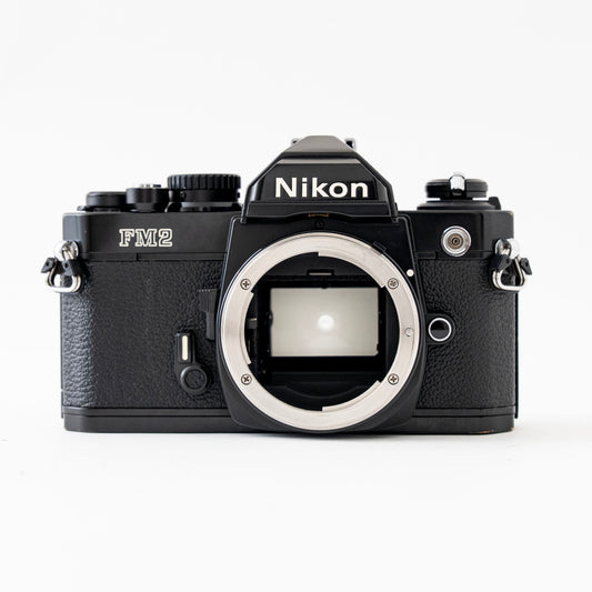 [Exc+5] Nikon NEW FM2 Black 35mm SLR Film Camera