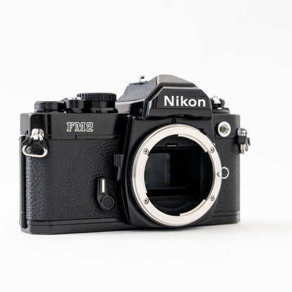 [Exc+5] Nikon NEW FM2 Black 35mm SLR Film Camera