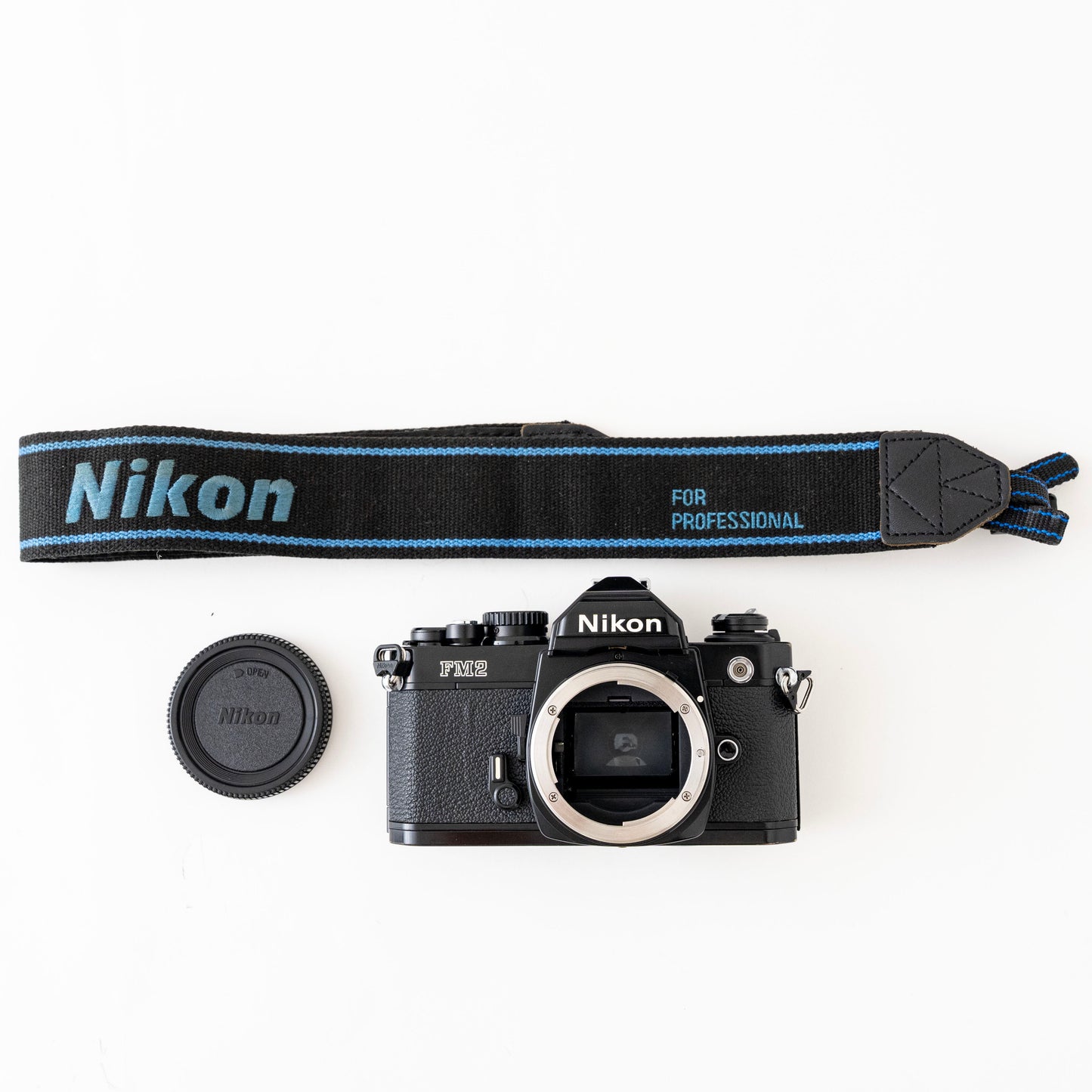 [Exc+5] Nikon NEW FM2 Black 35mm SLR Film Camera