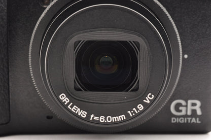 [N Mint] Ricoh GR Digital IV + Wide Conversion GW-2 + Hood adapter GH-2