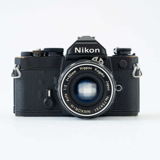 [Exc+4] Nikon FM Black 35mm SLR Film Camera