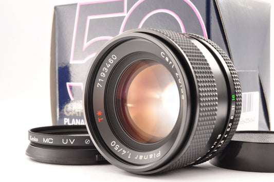 [N Mint] CONTAX Carl Zeiss Planar T* 50mm f/1.4 MMJ MF Lens C/Y Mount