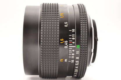 [N Mint] CONTAX Carl Zeiss Planar T* 50mm f/1.4 MMJ MF Lens C/Y Mount