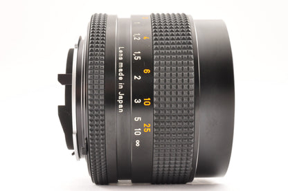 [N Mint] CONTAX Carl Zeiss Planar T* 50mm f/1.4 MMJ MF Lens C/Y Mount