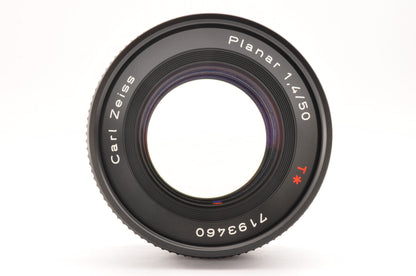 [N Mint] CONTAX Carl Zeiss Planar T* 50mm f/1.4 MMJ MF Lens C/Y Mount