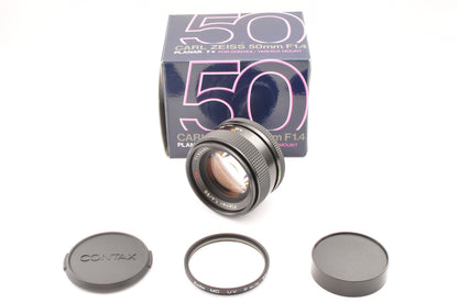 [N Mint] CONTAX Carl Zeiss Planar T* 50mm f/1.4 MMJ MF Lens C/Y Mount