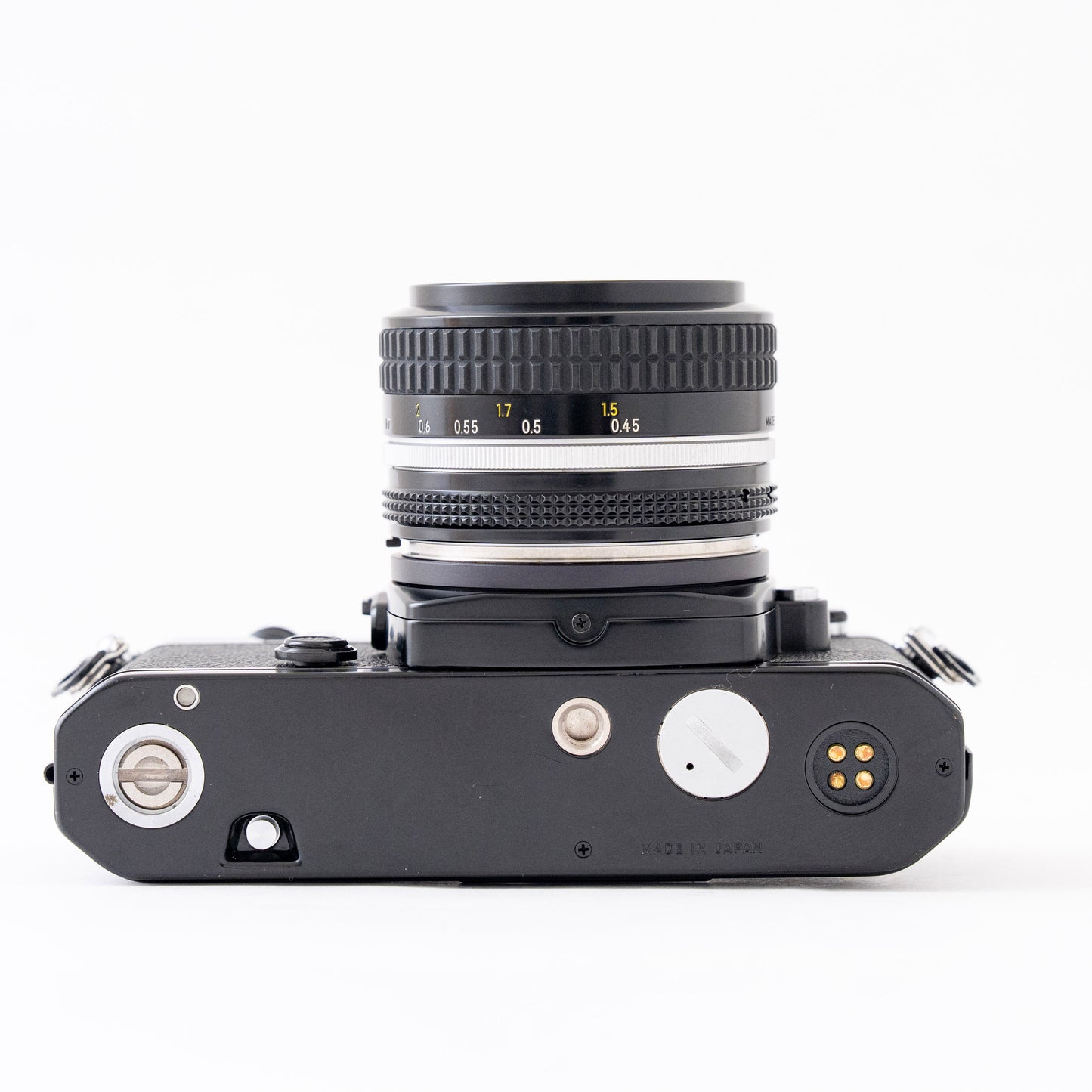 [Exc+5] Nikon FE Black 35mm SLR Film Camera + Ai NIKKOR 50mm f/1.4 Lens