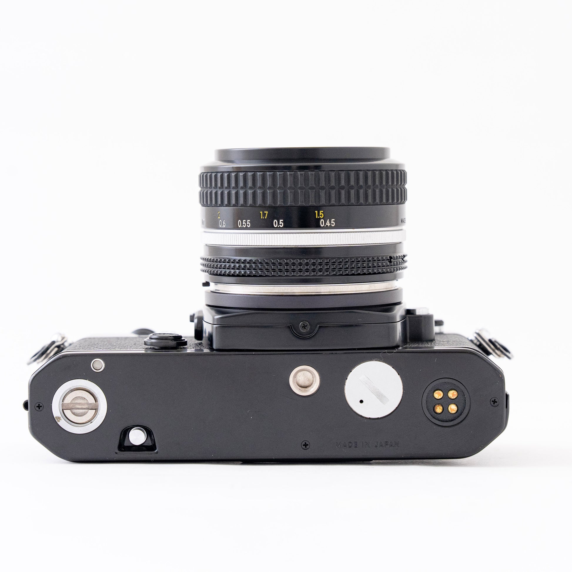 [Exc+5] Nikon FE Black 35mm SLR Film Camera + Ai NIKKOR 50mm f/1.4 Lens