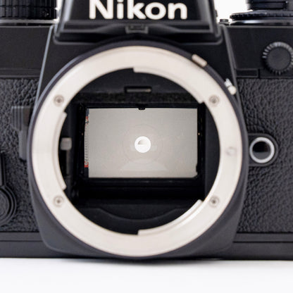 [Exc+5] Nikon FE Black 35mm SLR Film Camera + Ai NIKKOR 50mm f/1.4 Lens