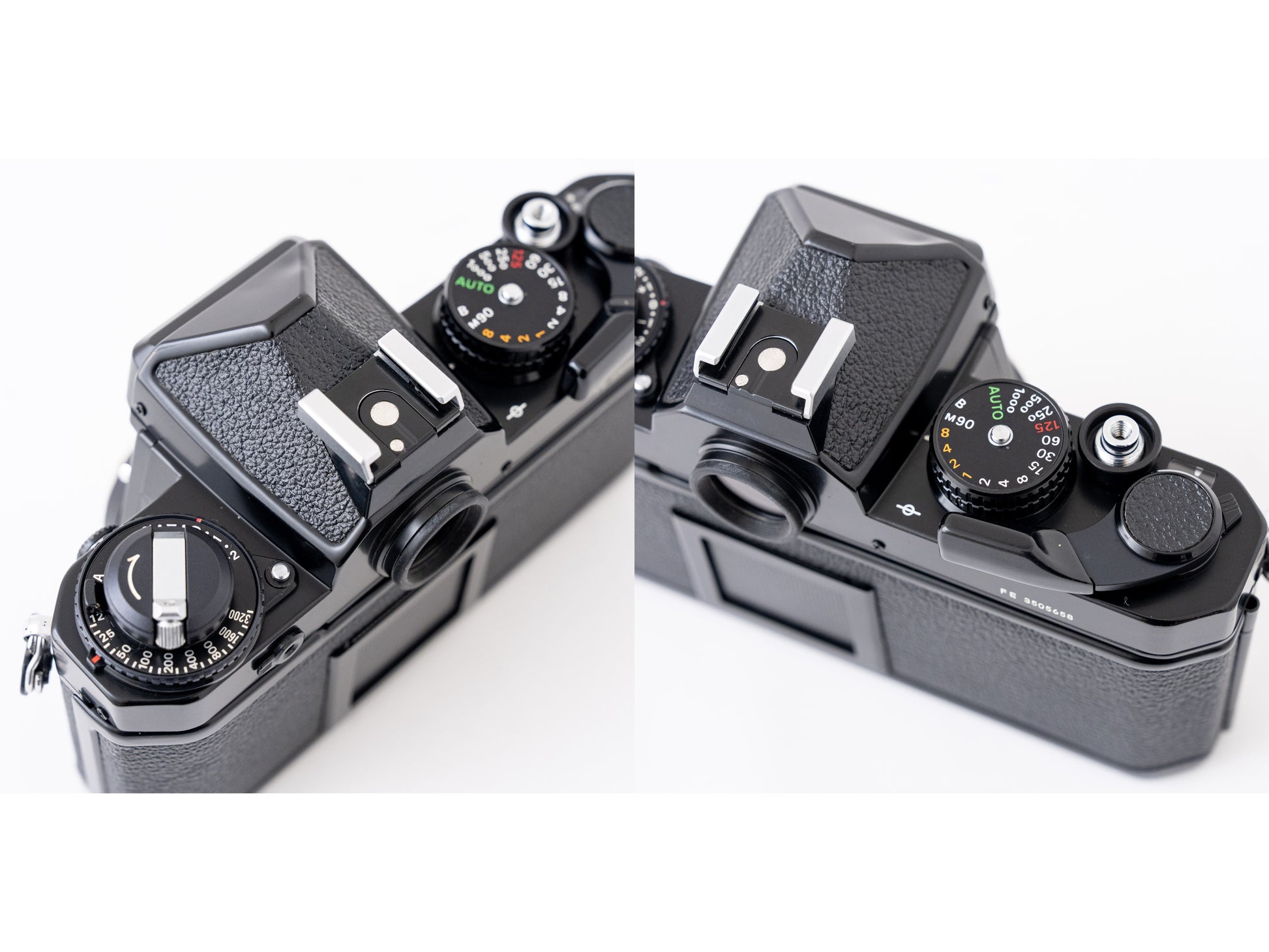 [Exc+5] Nikon FE Black 35mm SLR Film Camera + Ai NIKKOR 50mm f/1.4 Lens
