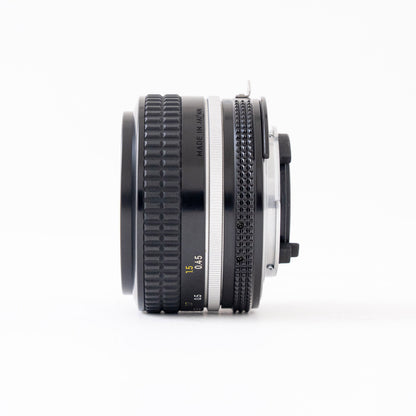 [Exc+5] Nikon FE Black 35mm SLR Film Camera + Ai NIKKOR 50mm f/1.4 Lens