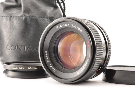 [N Mint] CONTAX Carl Zeiss Planar T* 50mm f/1.4 MMJ MF Lens C/Y Mount